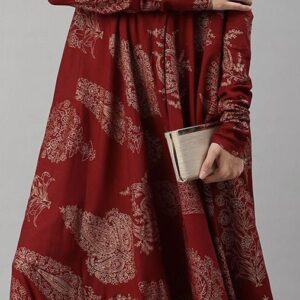 Ethnic Motifs Print Maxi Dress