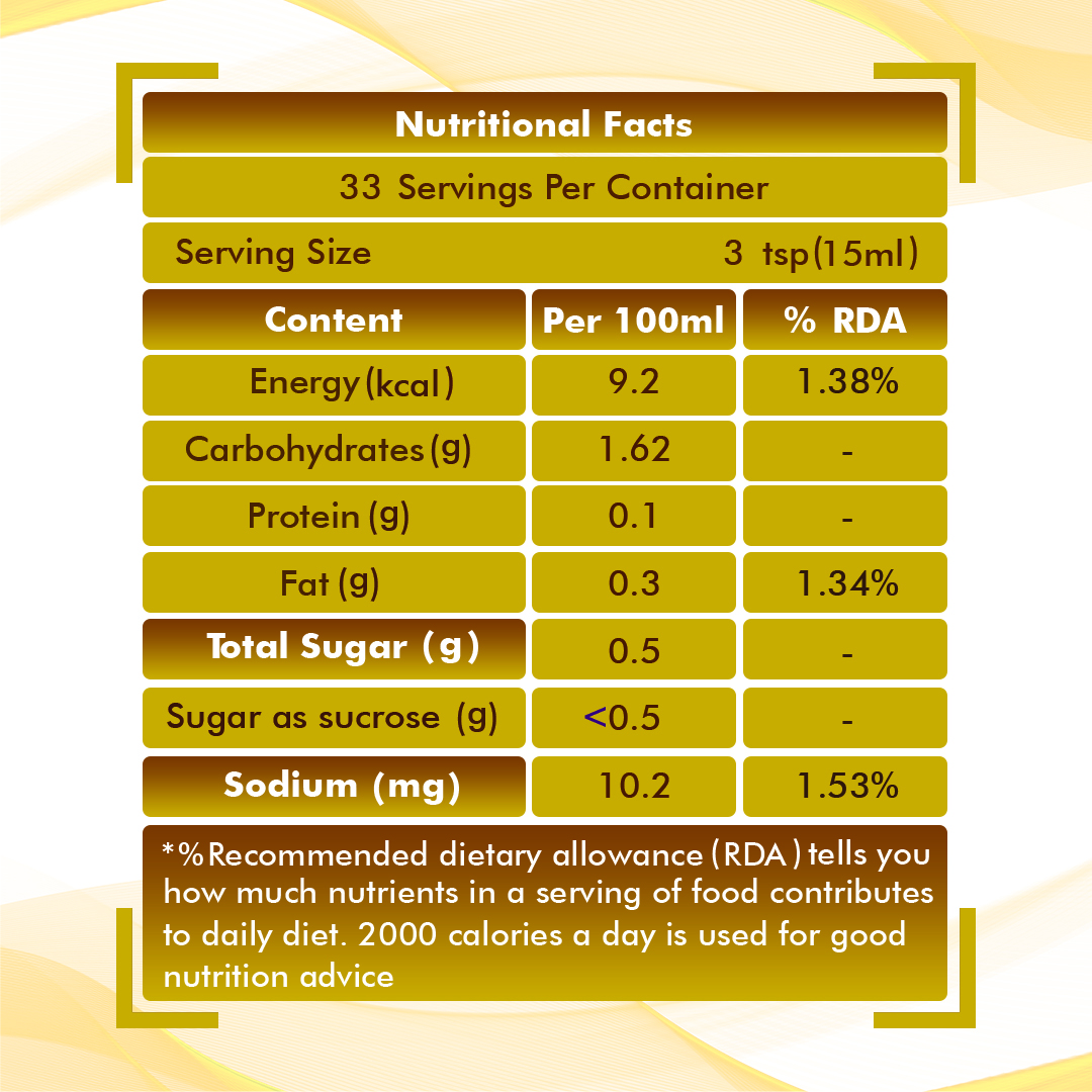 Dr. Patkar's Turmeric Vinegar Unfiltered, With Mother + Black Pepper (Piperine) Supports Weight Management, Boost Immunity & Detox, Skin Health | 500ml - Image 7