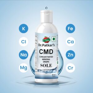 Dr. Patkar's Concentrated Mineral Drops Hydration Trace Supplement Increased energy levels (Cmd) 50Ml
