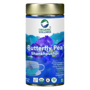 Organic Wellness 100% Natural Herbal Tea Butterfly Pea Flower Tea 50 Gm)